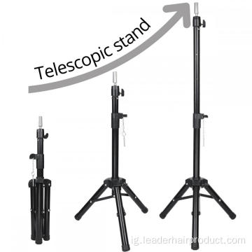 Wig Stand Black Mannequin Isi Tripod Maka Wigs